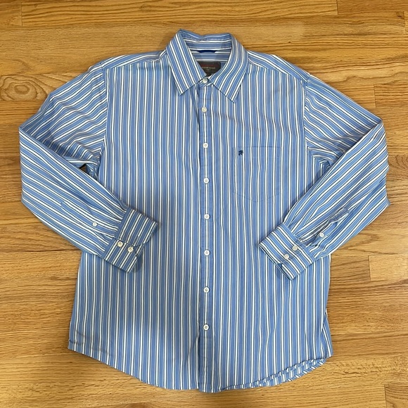 MOSSIMO SUPPLY CO. Striped Button down - XL (blue & white) - Picture 1 of 8